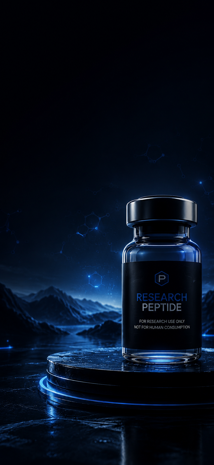 PEPQUALITY premium research peptides laboratory background